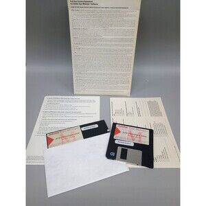 Vintage Adobe Type Manager ATM Program Disk Windows Version 1990 Floppy